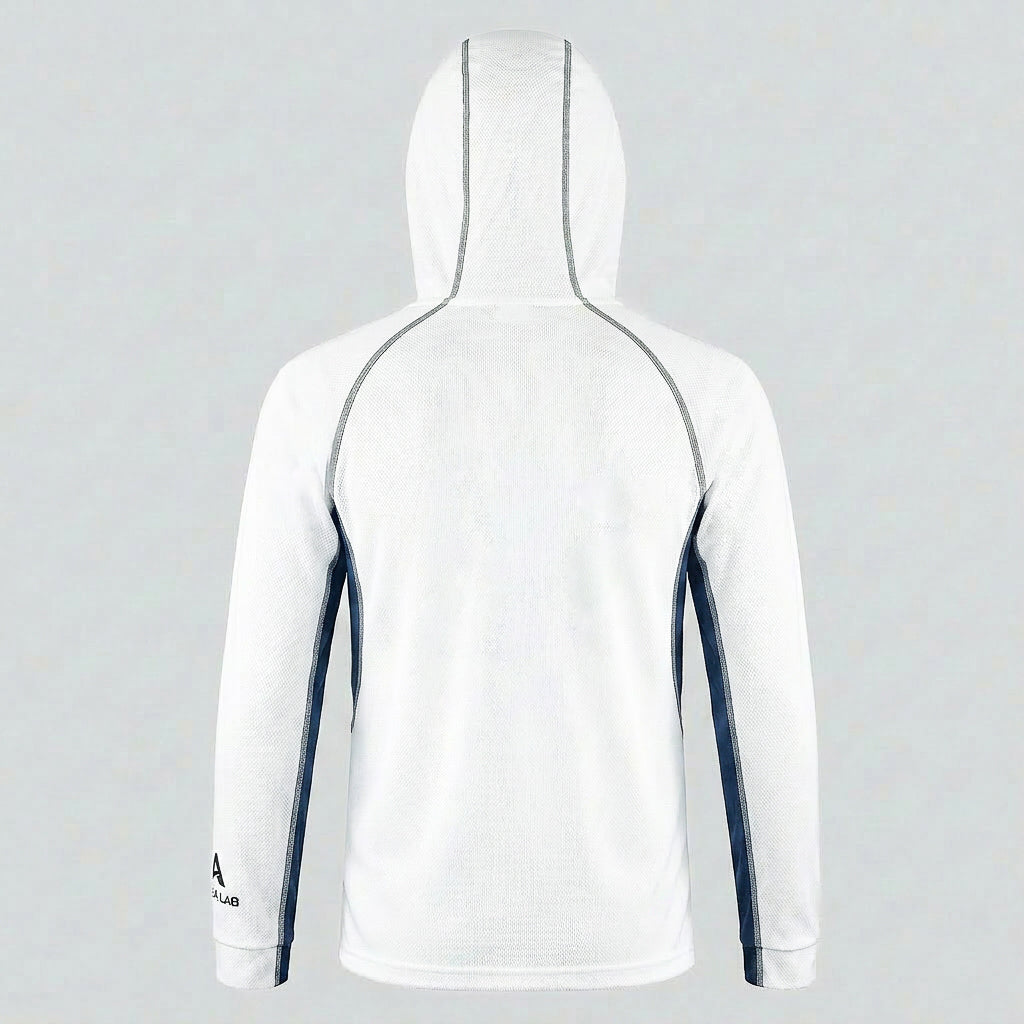 Aero Crew Hooded Long Sleeve Waffle-Knit
