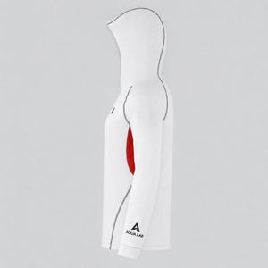 Aero Crew Hooded Long Sleeve Waffle-Knit