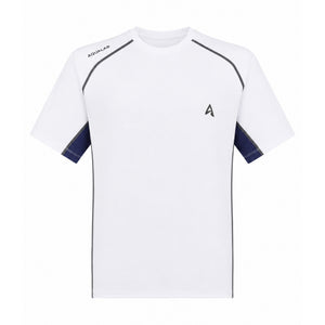 Aqualab Aqua Pro Rash Guard Short Sleeve Men's T-Shirt - White-Navy