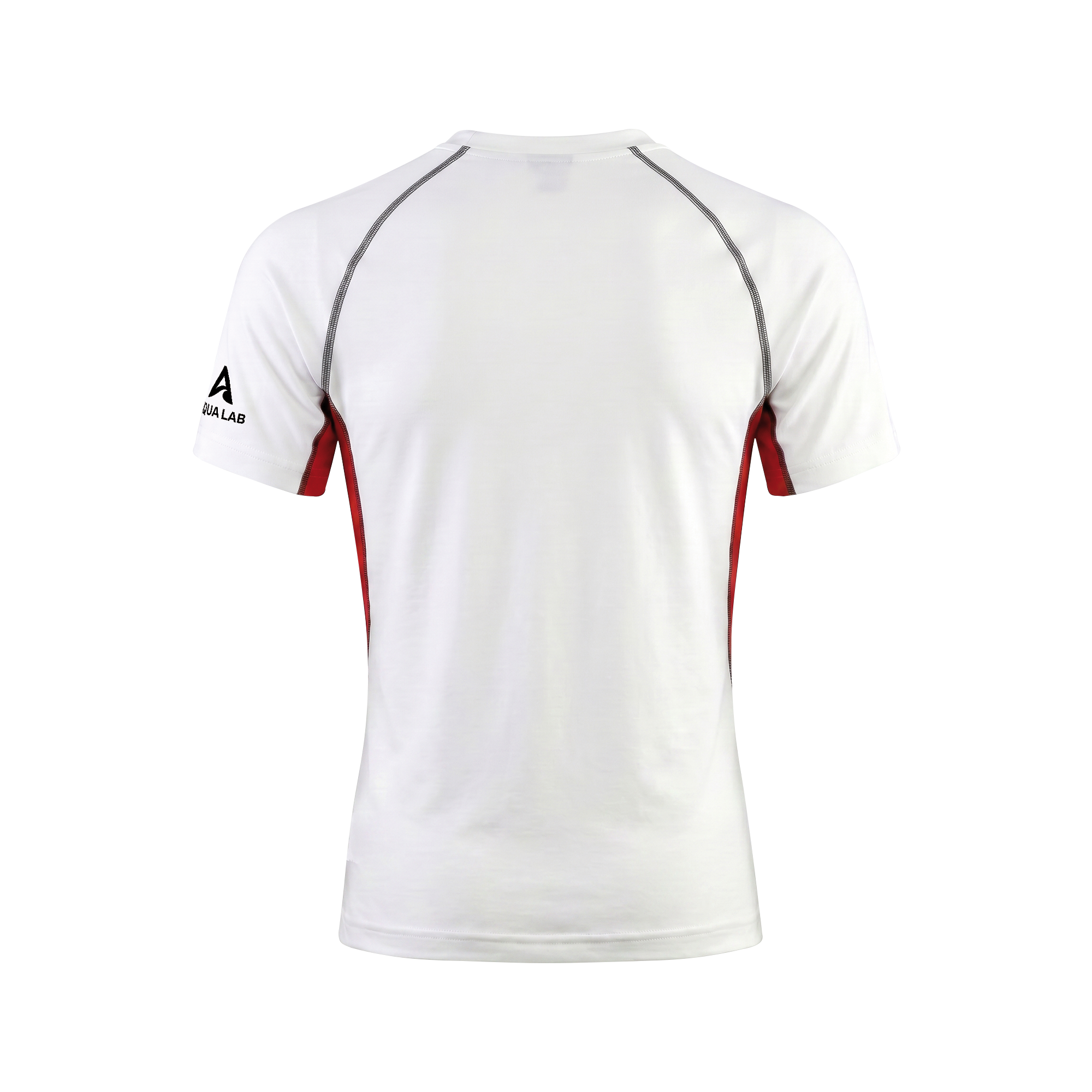 Aqualab Aqua Pro Rash Guard Short Sleeve Men's T-Shirt - White-Red
