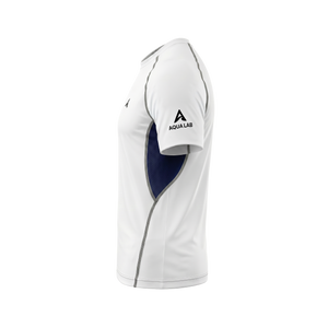 Aqualab Aqua Pro Rash Guard Short Sleeve Men's T-Shirt - White-Navy
