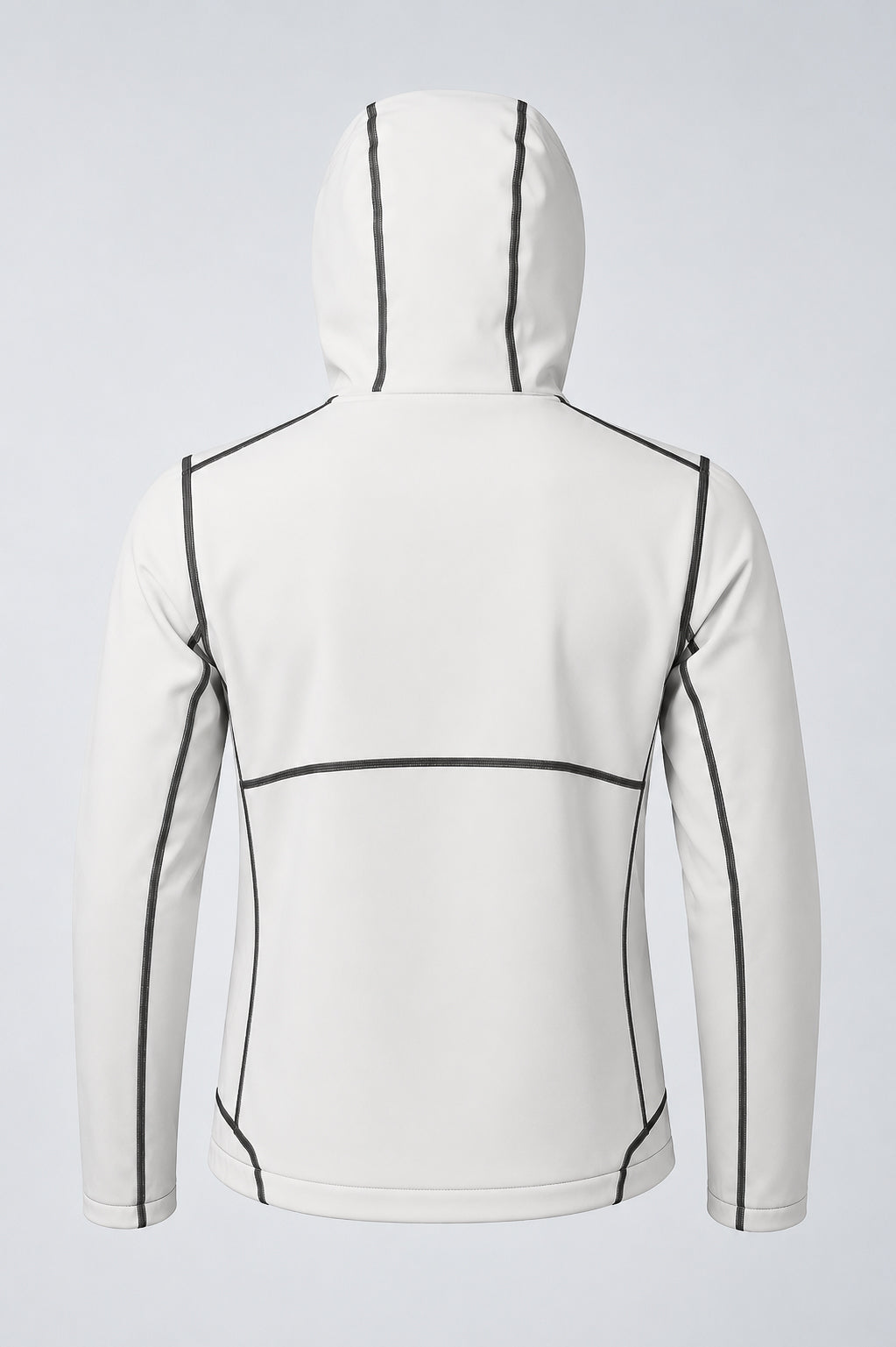 Aero Crew Tech-Knit Zip Hoodie - White