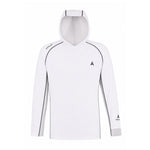 Aqualab Aqua Pro Hooded Rashguard Men's Rash Guard - White-Gray