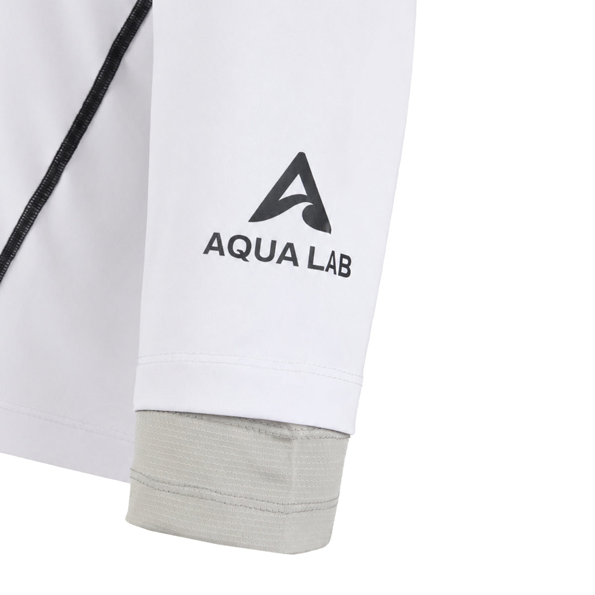 Aqualab Aqua Pro Hooded Rashguard Men's Rash Guard - White-Gray