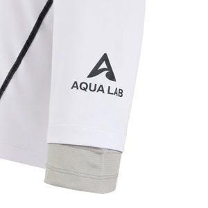 Aqualab Aqua Pro Hooded Rashguard Men's Rash Guard - White-Gray