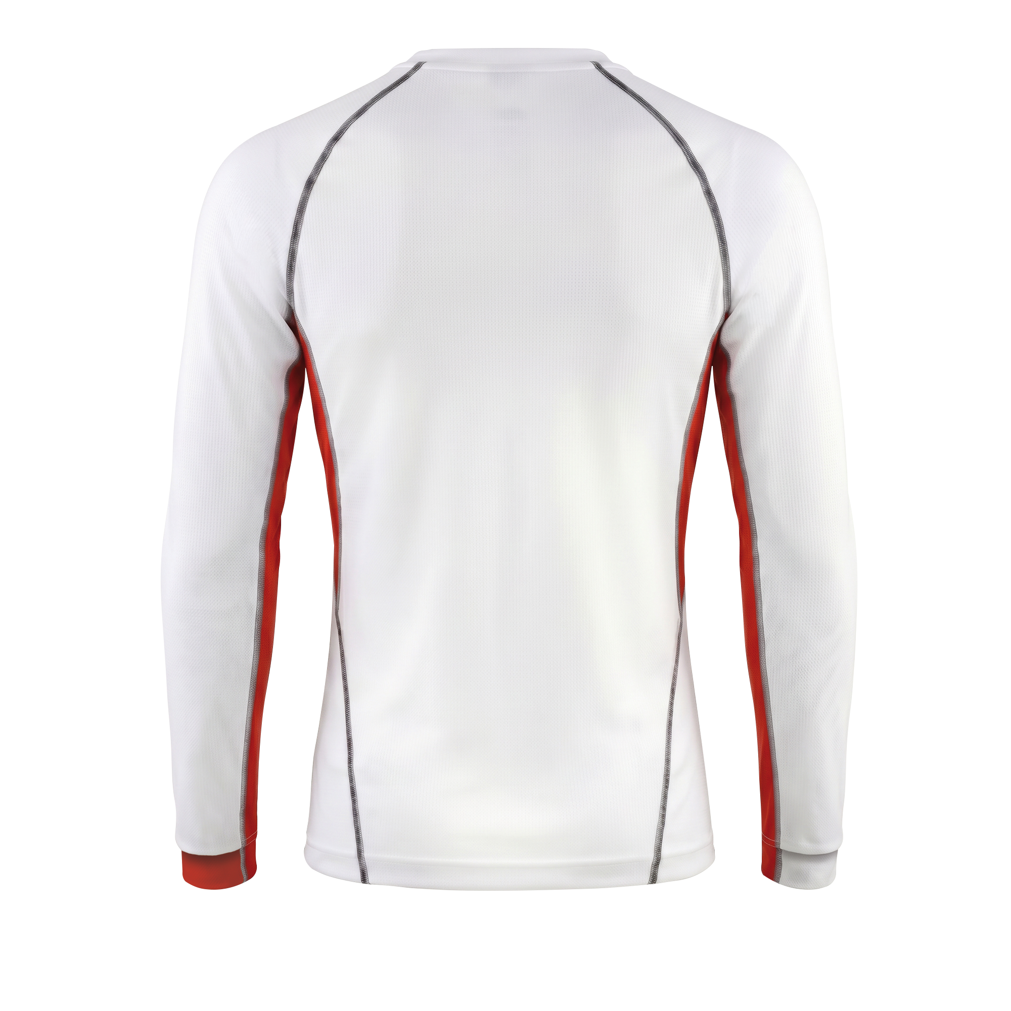 Aqualab Aero Crew Pique Long Sleeve Men's T-Shirt - White-Red