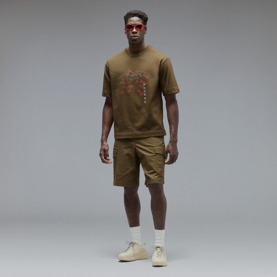 Oakley Mountain Ridge Erkek T-Shirt - Haki