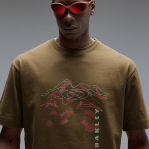 Oakley Mountain Ridge Erkek T-Shirt - Haki