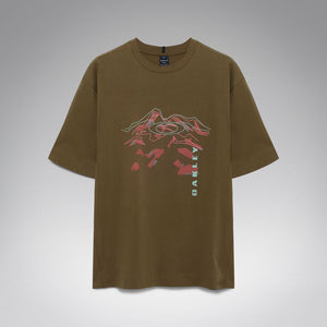 Oakley Mountain Ridge Erkek T-Shirt - Haki