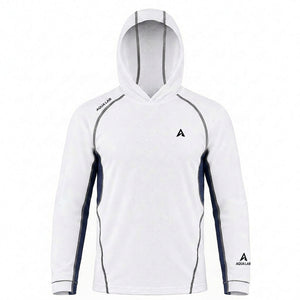 Aero Crew Hooded Long Sleeve Waffle-Knit