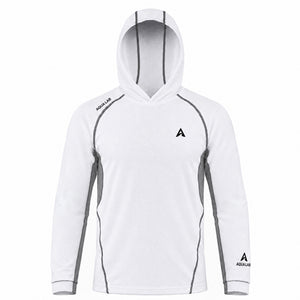 Aero Crew Hooded Long Sleeve Waffle-Knit
