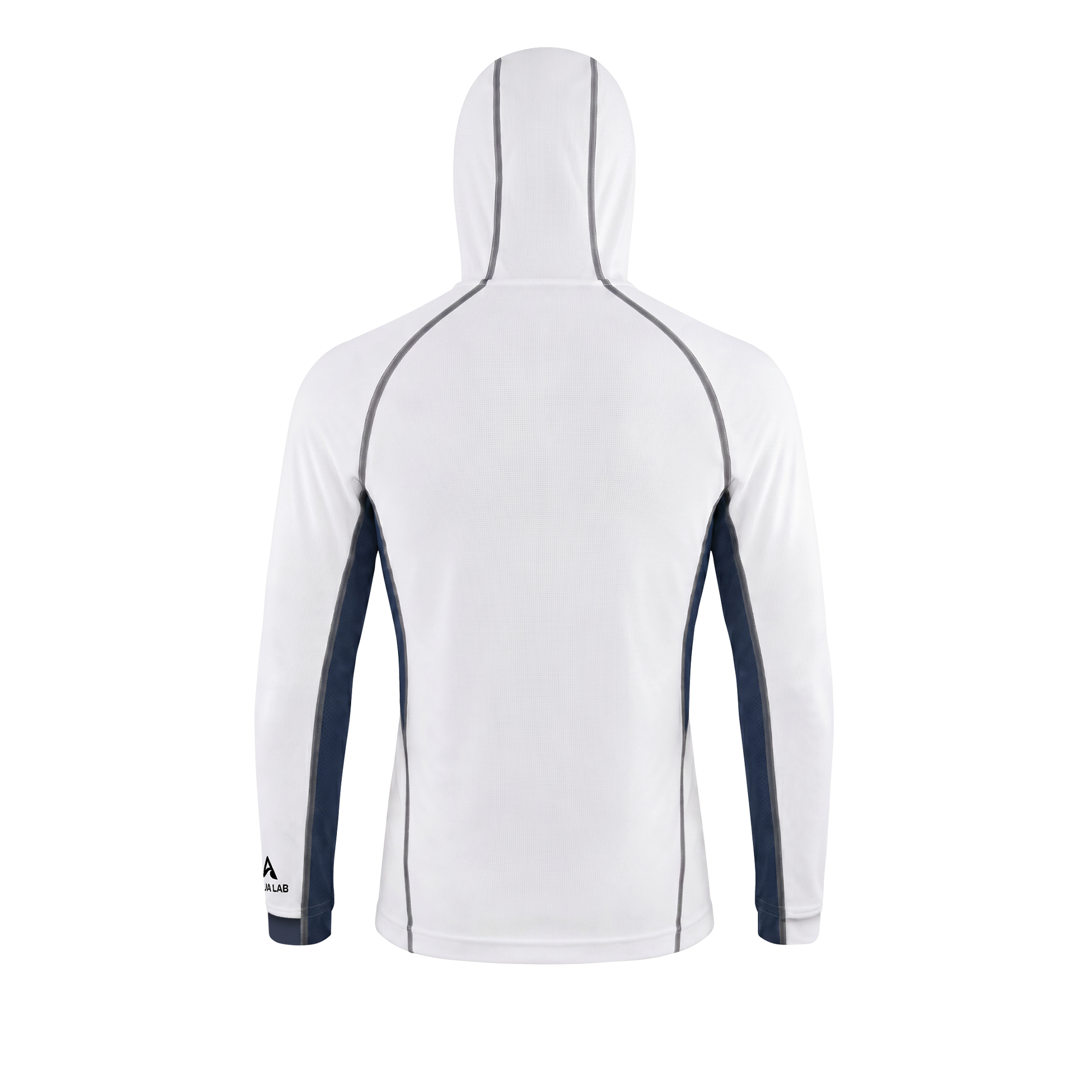 Aqualab Aero Crew Pique Hooded Erkek Sweat - Beyaz-Lacivert