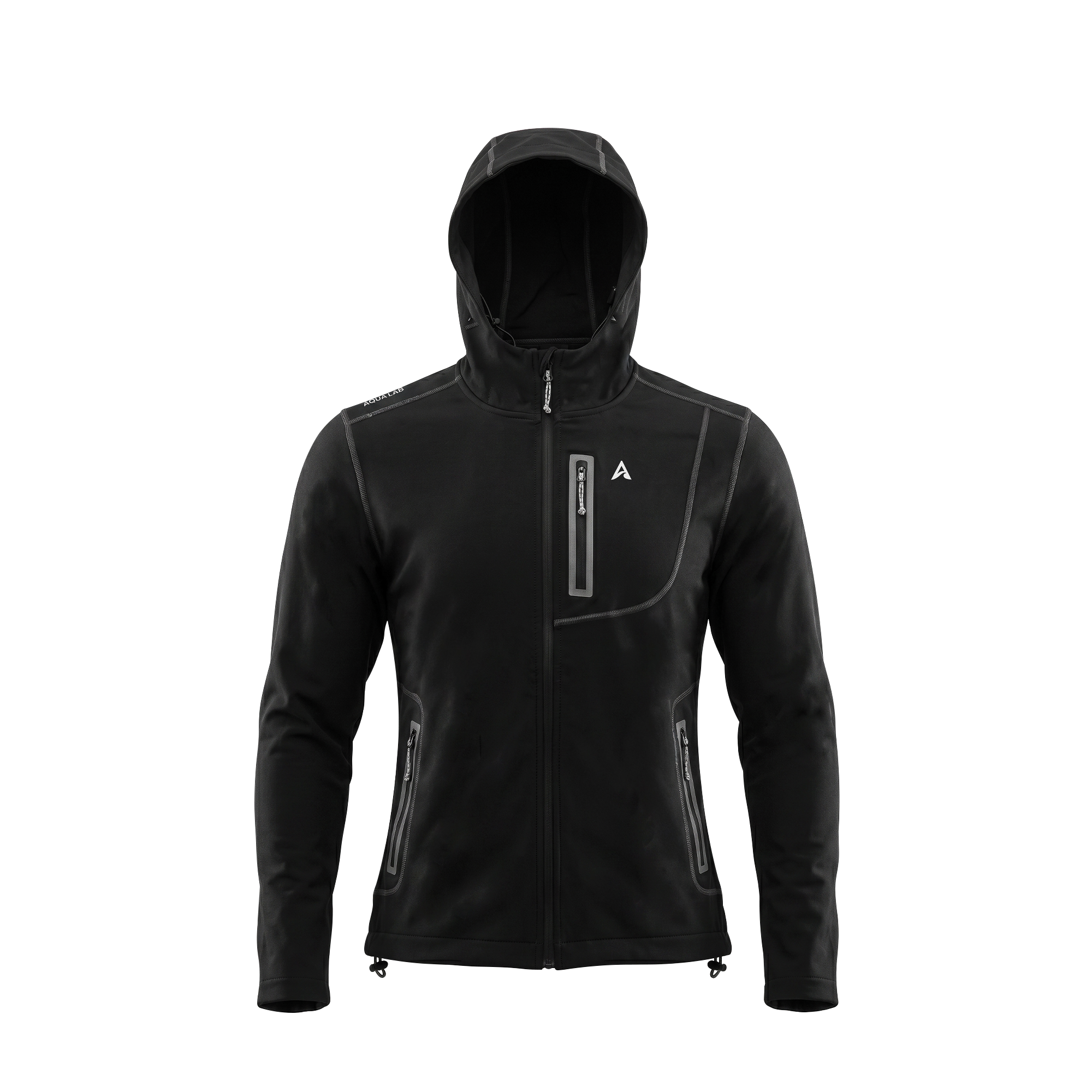 Aqualab Aero Crew Full Zip Hoodie Erkek Sweat - Siyah