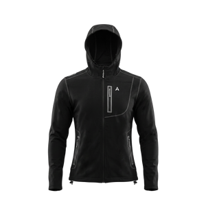 Aqualab Aero Crew Full Zip Hoodie Erkek Sweat - Siyah