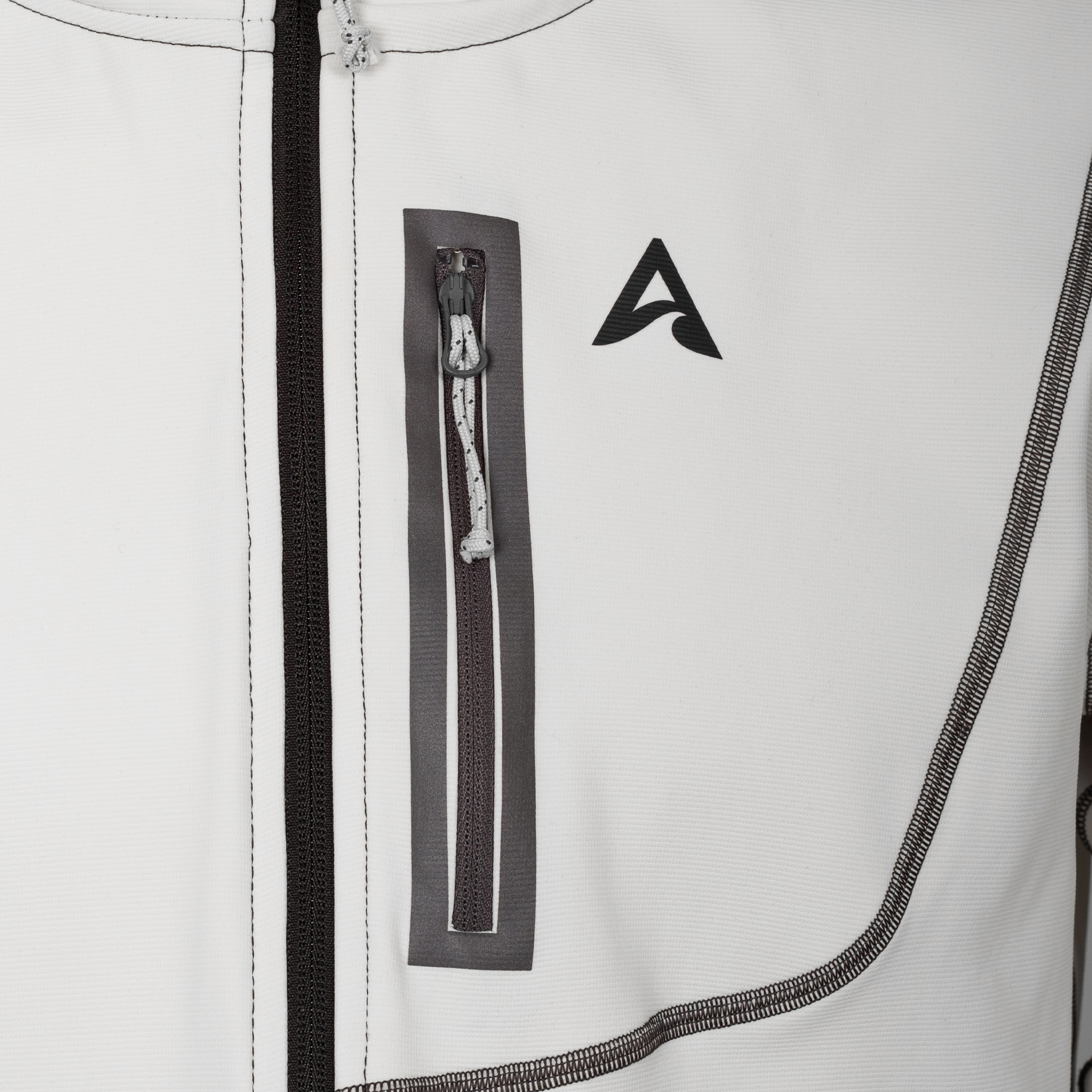 Aqualab Aero Crew Full Zip Hoodie Erkek Sweat - Beyaz