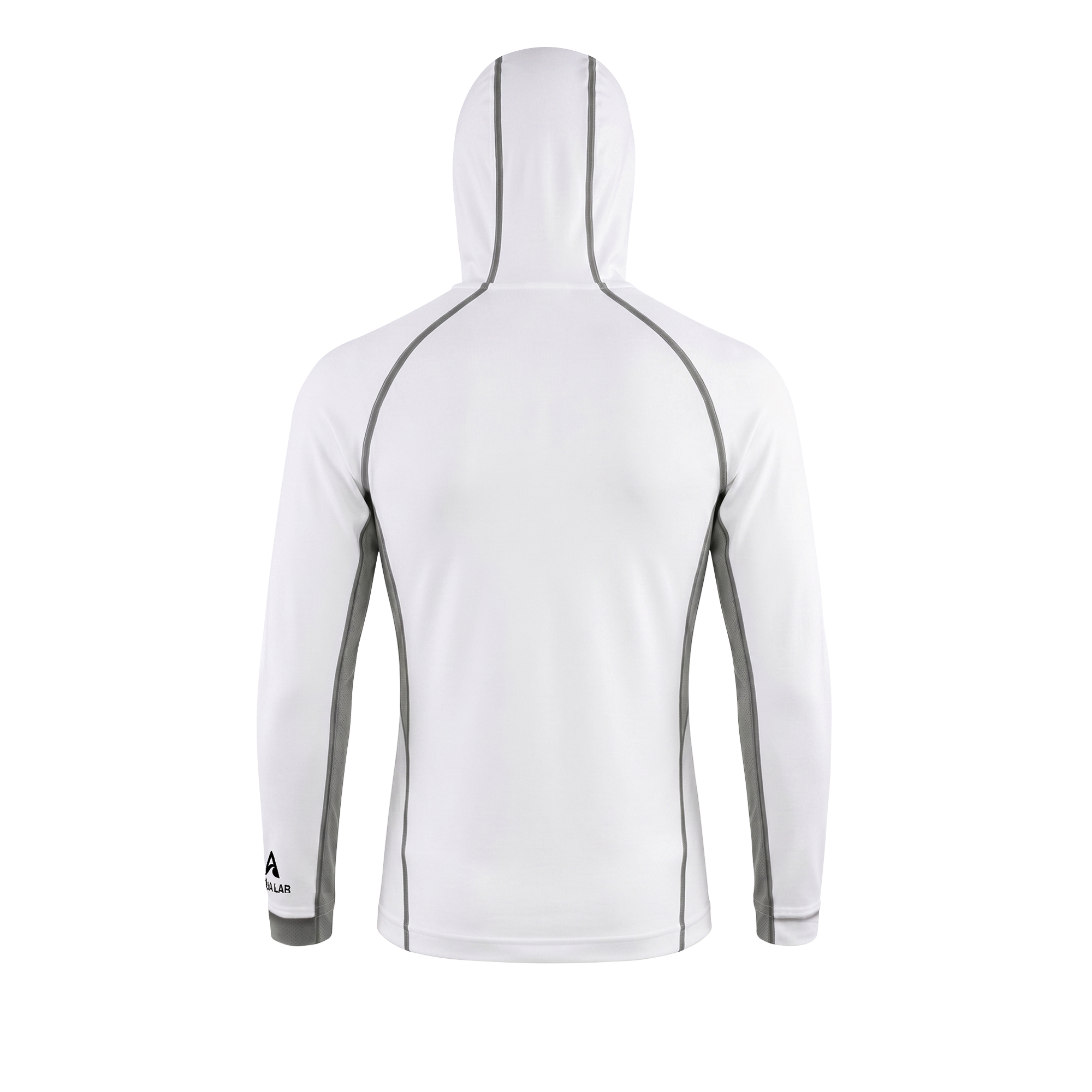 Aqualab Aqua Pro Hooded Rashguard Men's Rash Guard - White-Gray