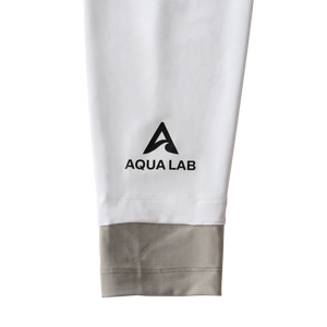 Aqualab Aqua Pro Hooded Rashguard Men's Rash Guard - White-Gray