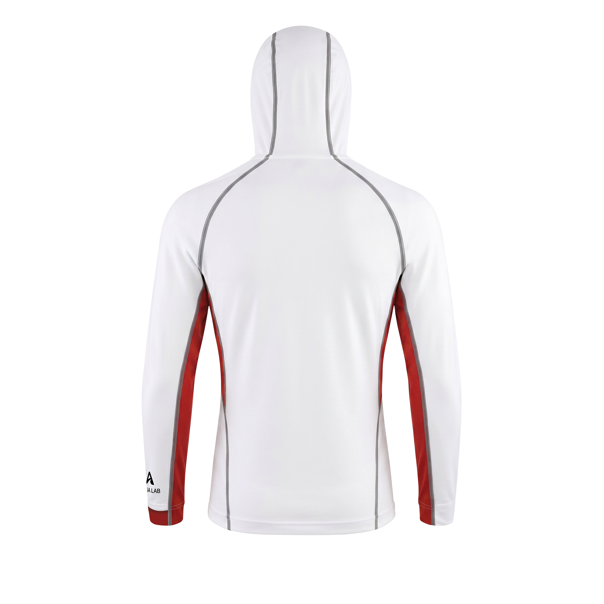 Aqualab Aqua Pro Hooded Rashguard Men's Rash Guard - White-Red