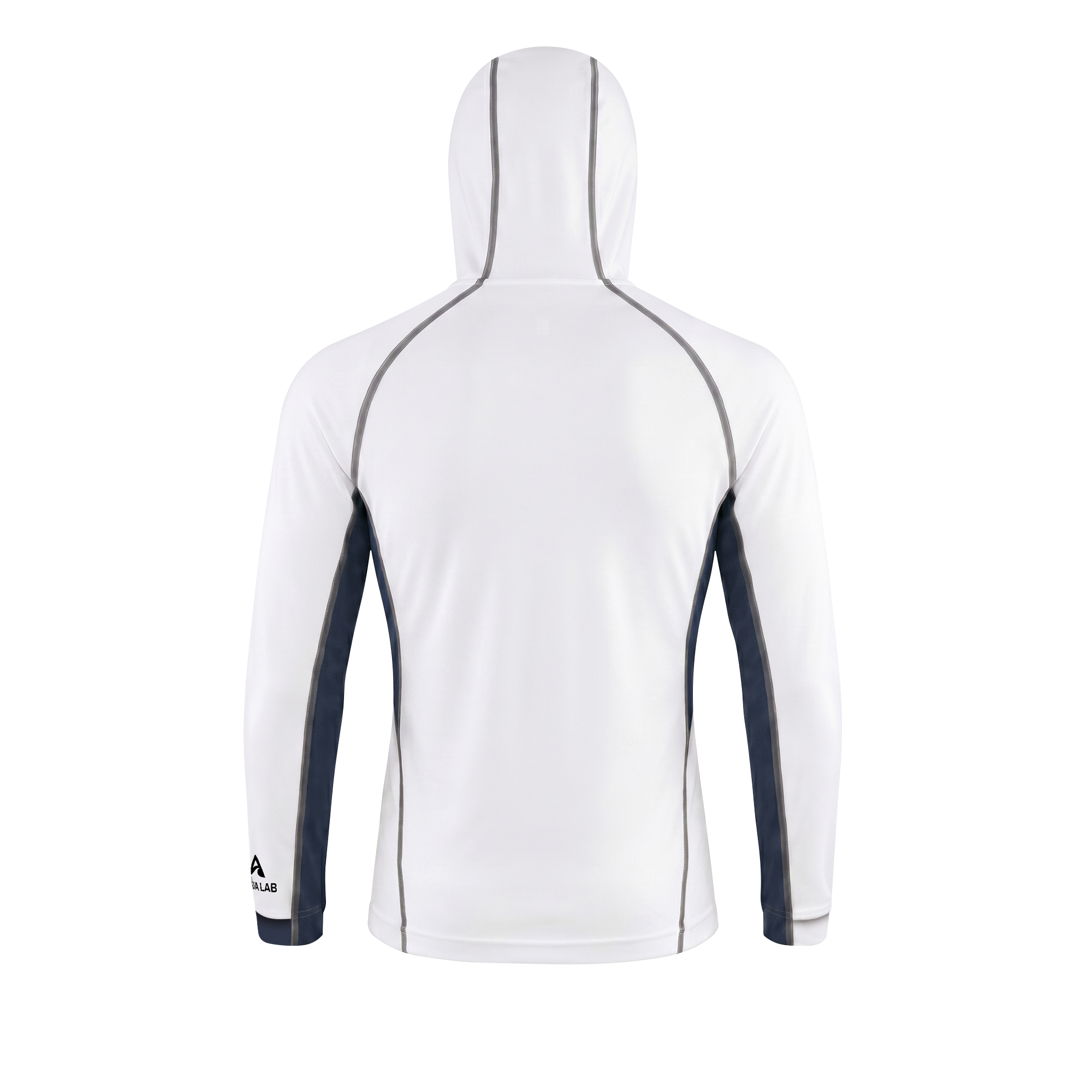 Aqualab Aqua Pro Hooded Rashguard Men's Rash Guard - White-Navy