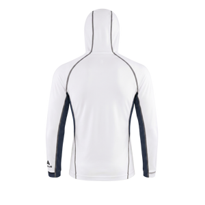 Aqualab Aqua Pro Hooded Rashguard Men's Rash Guard - White-Navy