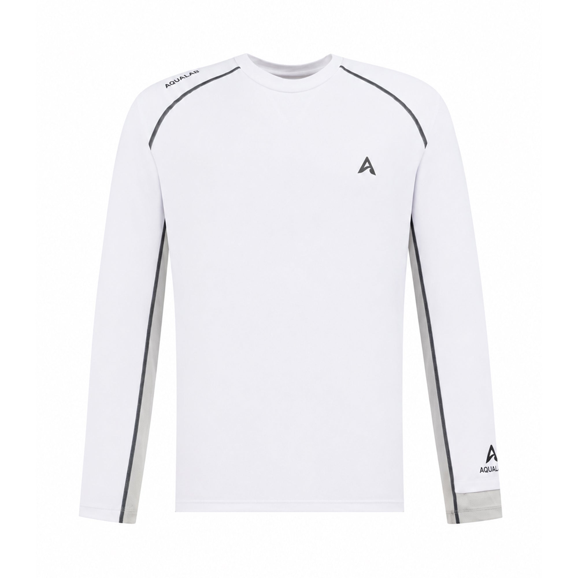 Aqualab Aqua Pro Rashguard LS Erkek Rashguard - Beyaz-Gri