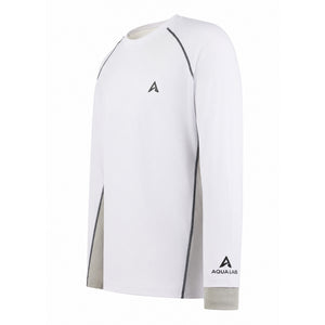 Aqualab Aqua Pro Rash Guard Men's Rash Guard - White-Grey