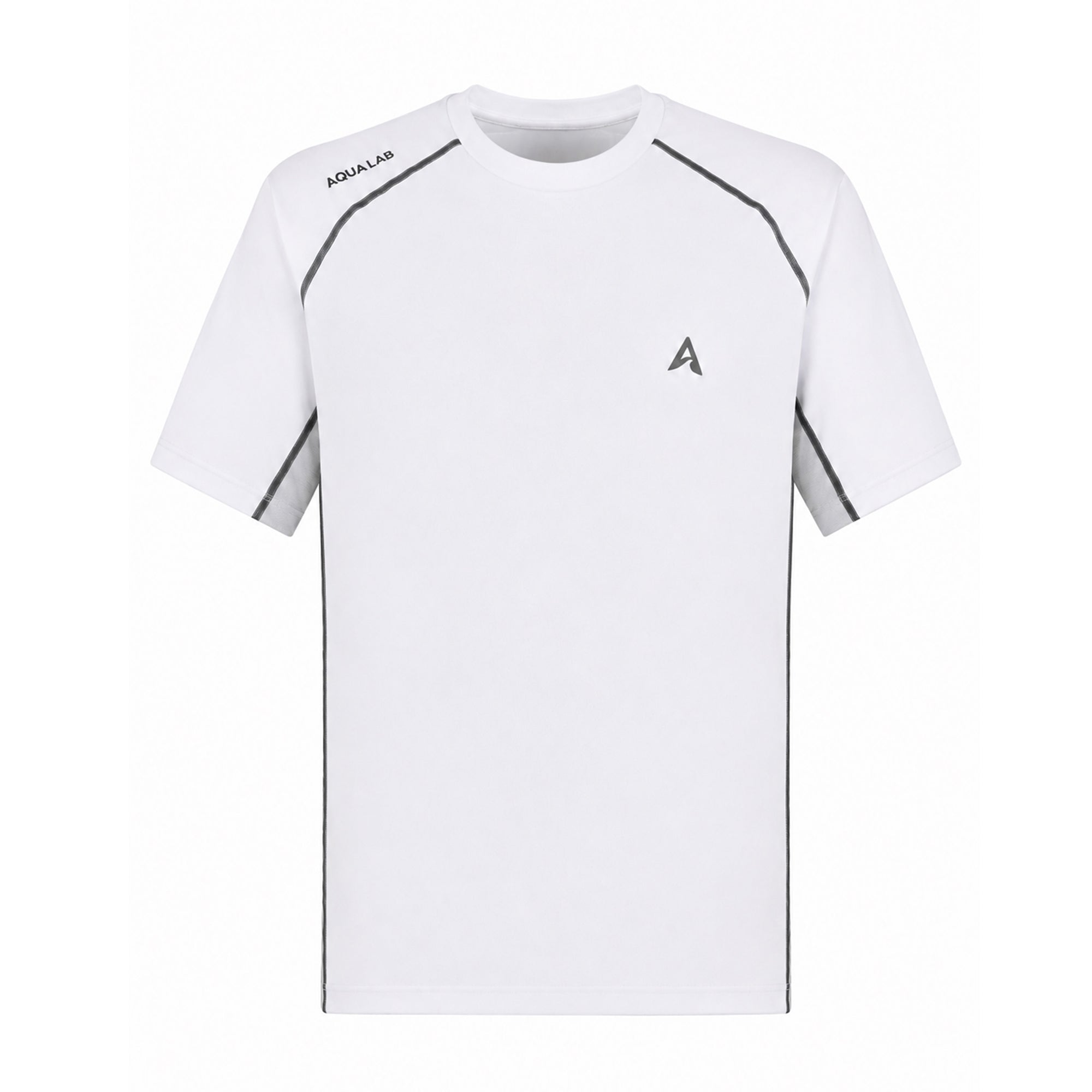 Aqualab Aqua Pro Rashguard SS Erkek Rashguard - Beyaz-Gri
