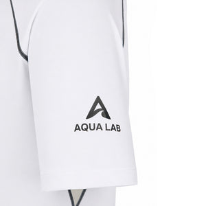 Aqualab Aqua Pro Rashguard Short Sleeve Men's T-Shirt - White-Grey