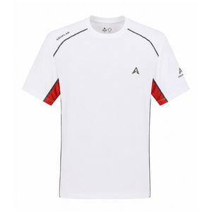 Aqualab Aqua Pro Rashguard SS Erkek Rashguard - Beyaz-Kırmızı