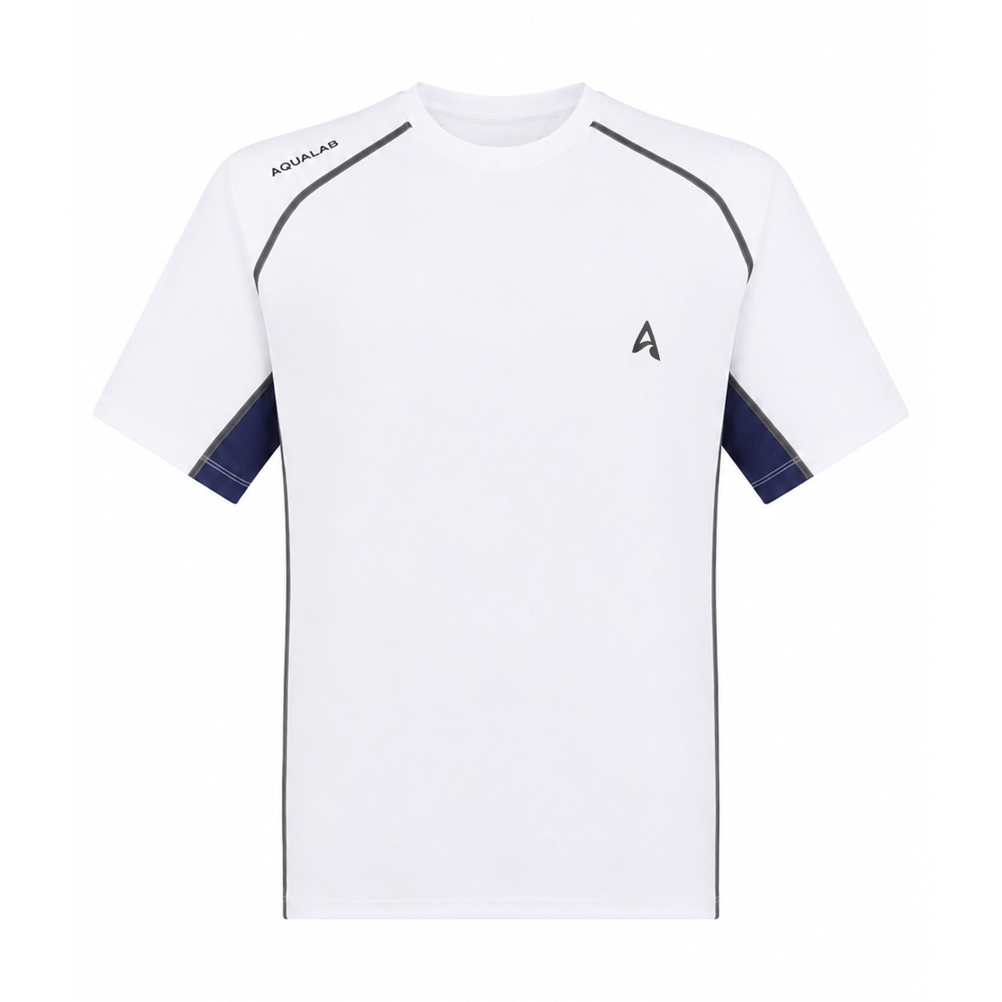 Aqualab Aqua Pro Rashguard SS Erkek Rashguard - Beyaz-Lacivert