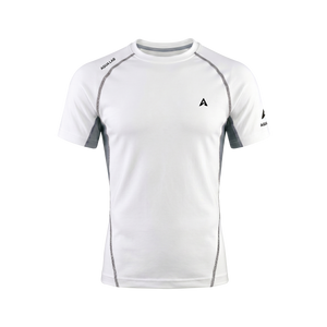 Aqualab Aqua Pro Rash Guard Short Sleeve Men's T-Shirt - White-Grey