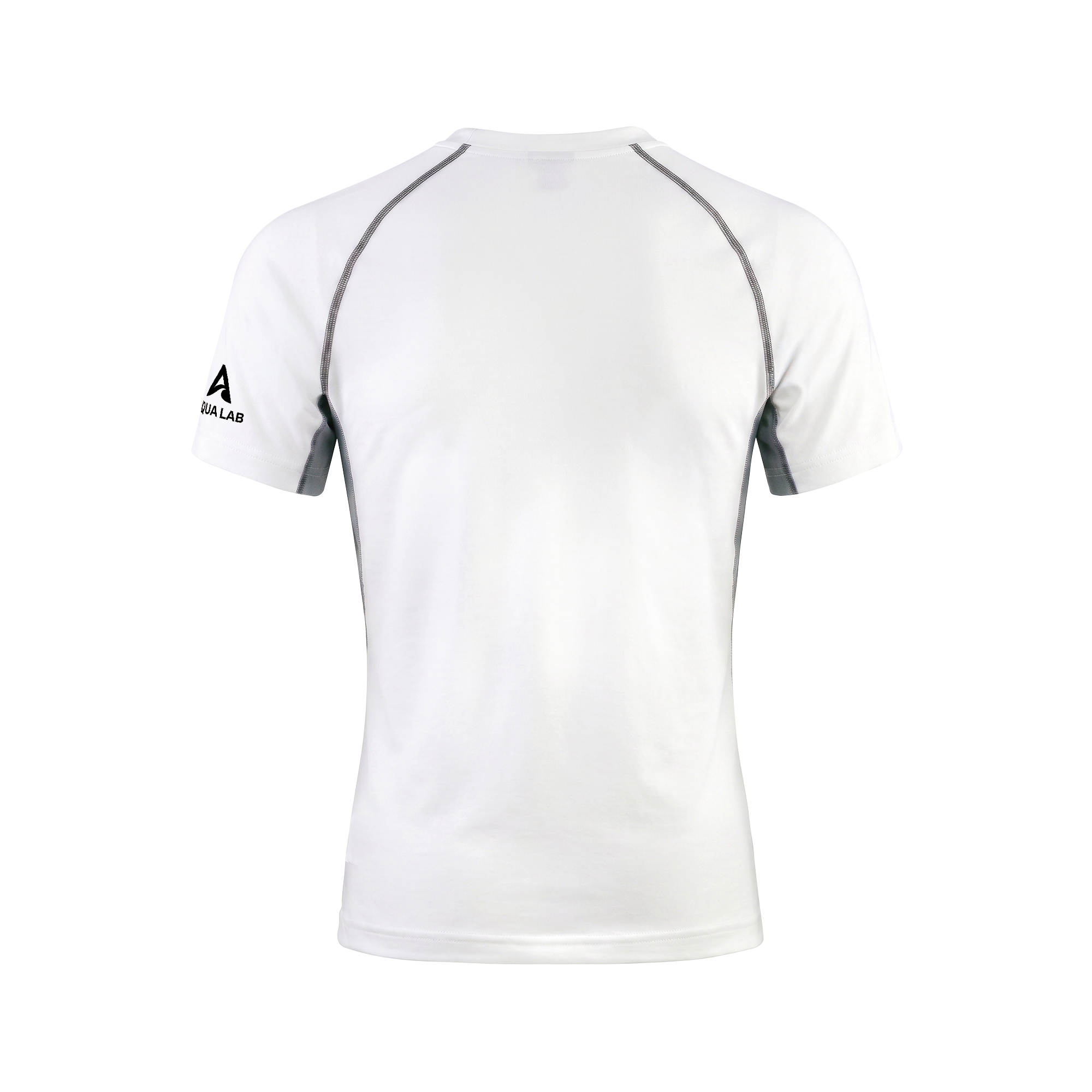 Aqualab Aqua Pro Rash Guard Short Sleeve Men's T-Shirt - White-Grey
