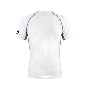 Aqualab Aqua Pro Rash Guard Short Sleeve Men's T-Shirt - White-Grey