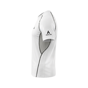Aqualab Aqua Pro Rash Guard Short Sleeve Men's T-Shirt - White-Grey