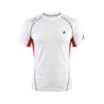 Aqualab Aqua Pro Rash Guard Short Sleeve Erkek Tişört - Beyaz-Kırmızı