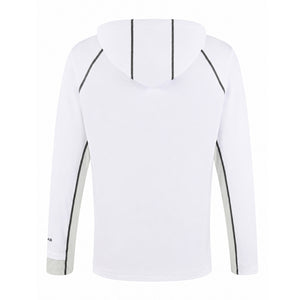 Aqualab Aqua Pro Hooded Rashguard Men's Rash Guard - White-Gray