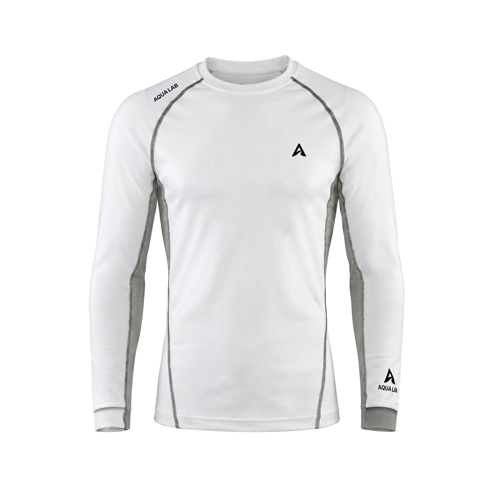 Aqualab Aqua Pro Rash Guard Men's Rash Guard - White-Grey
