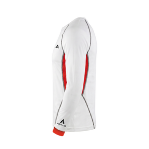 Aqualab Aero Crew Pique Long Sleeve Men's T-Shirt - White-Red