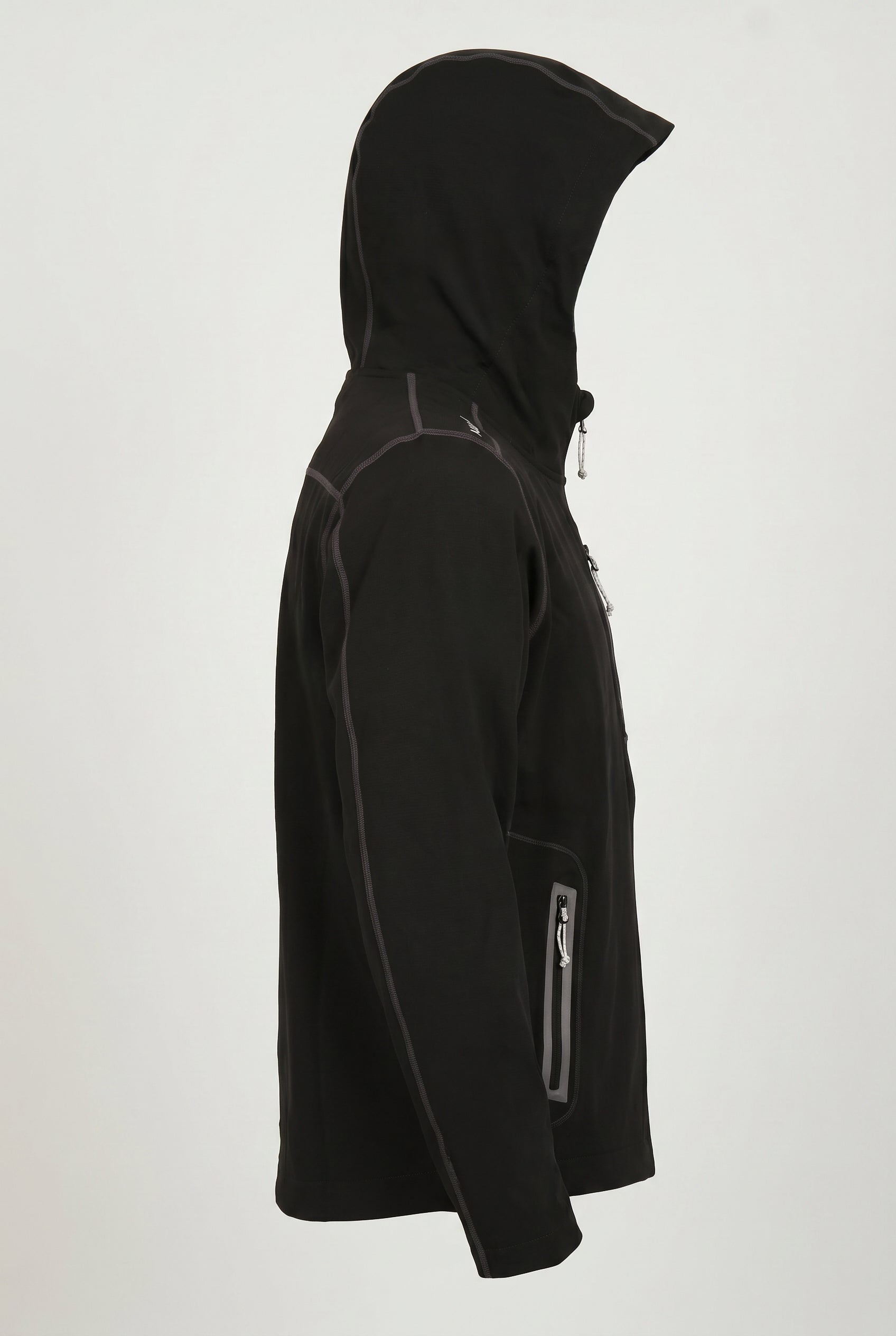 Aero Crew Tech-Knit Zip Hoodie - Black